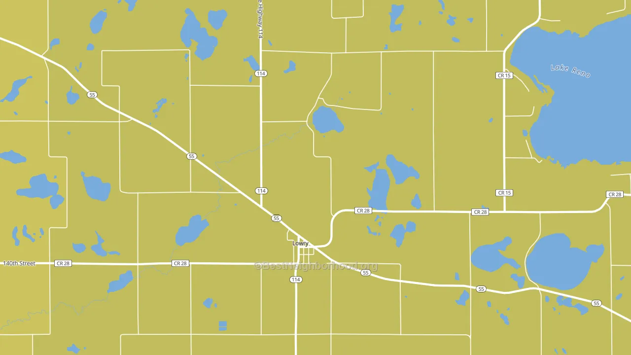 56349, MN block-group voter-turnout map