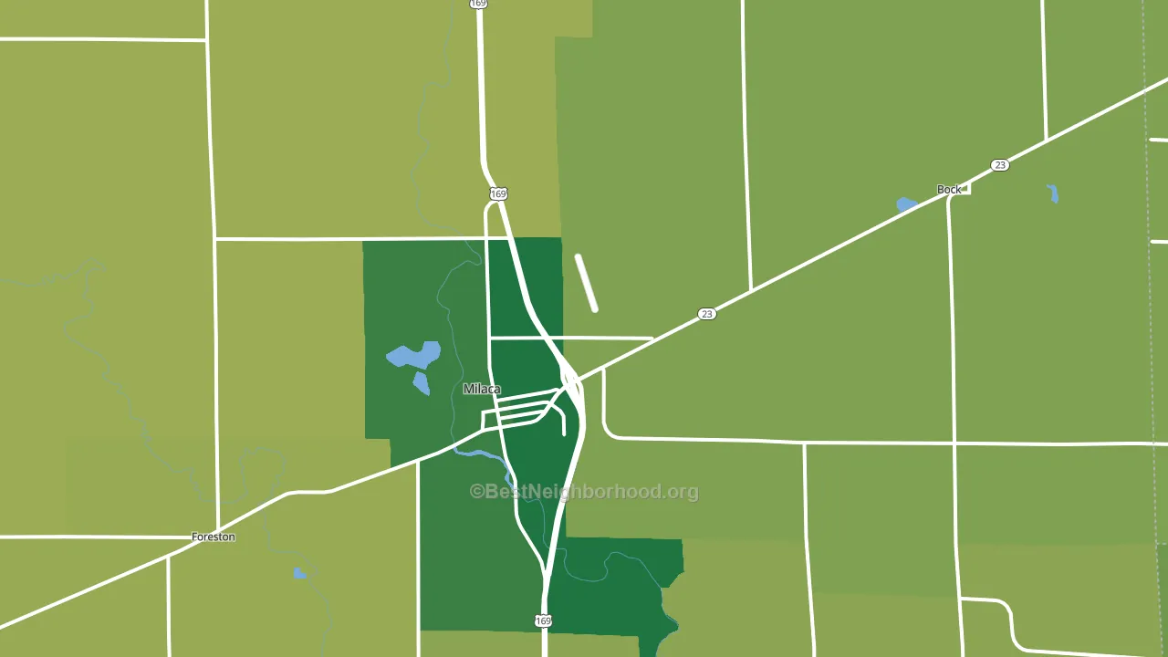 56353, MN block-group voter-turnout map