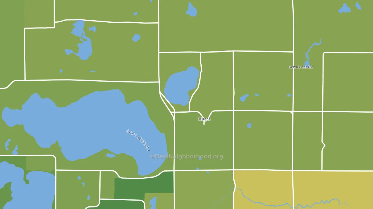 56354, MN block-group voter-turnout map