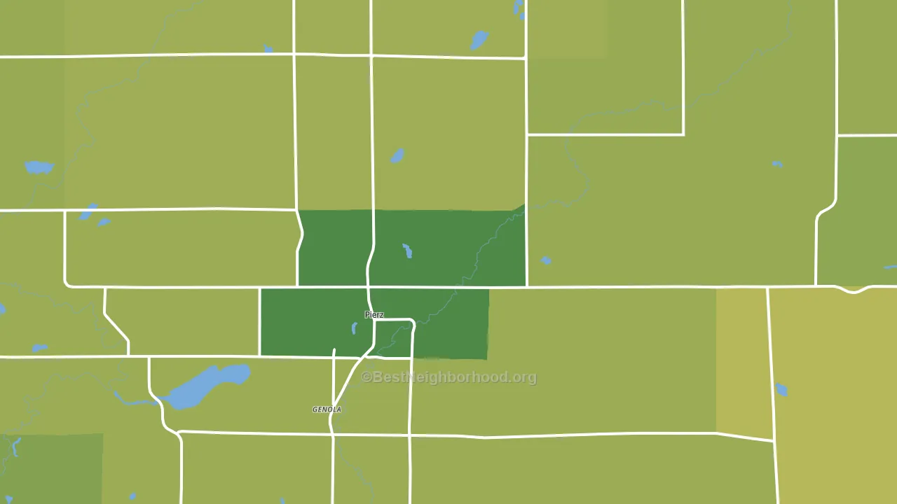56364, MN block-group voter-turnout map