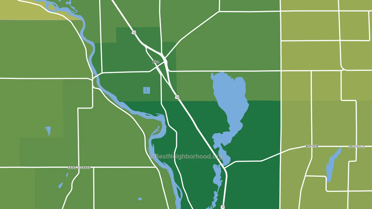 56367, MN block-group voter-turnout map