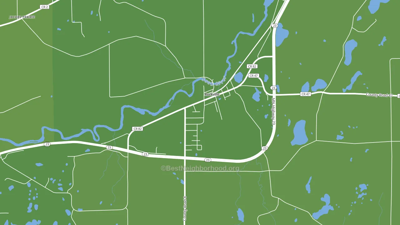 56369, MN block-group voter-turnout map