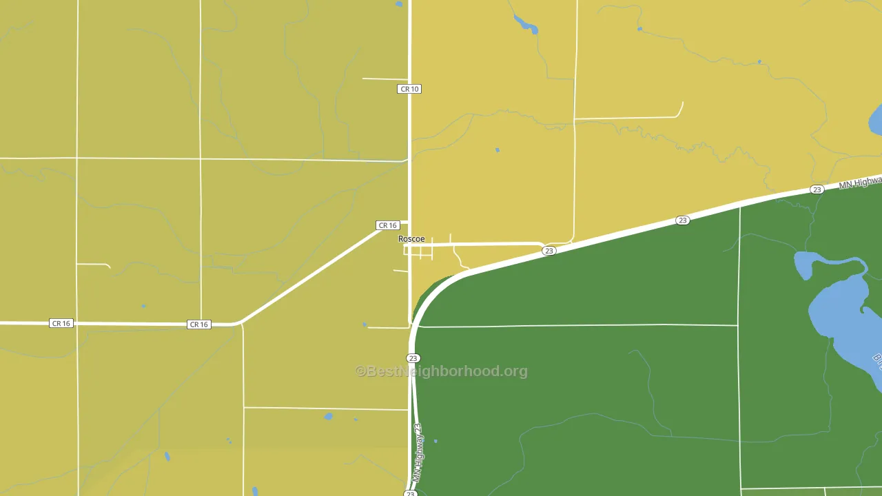56371, MN block-group voter-turnout map