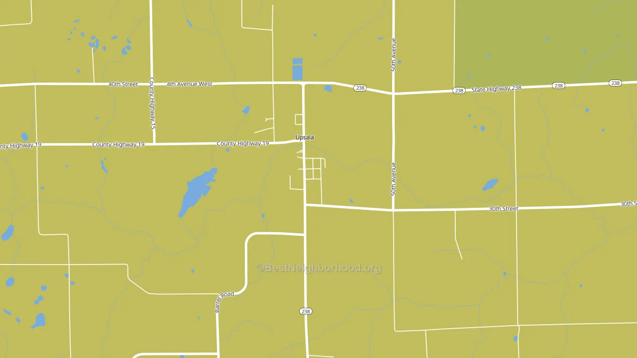 56384, MN block-group voter-turnout map