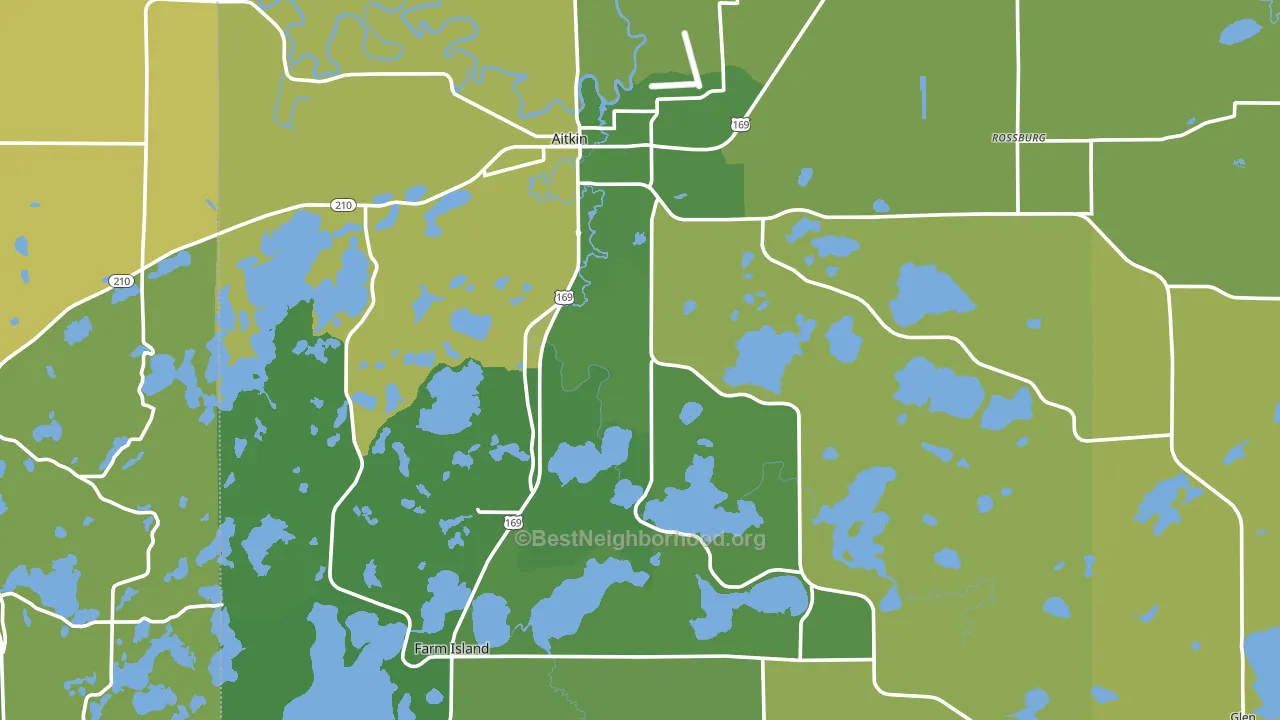 56431, MN block-group voter-turnout map