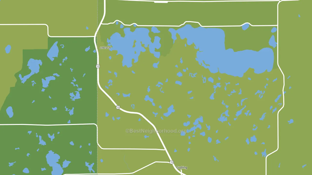 56443, MN block-group voter-turnout map