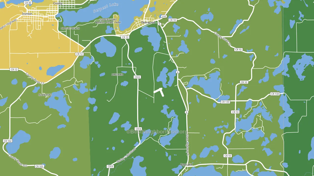56444, MN block-group voter-turnout map