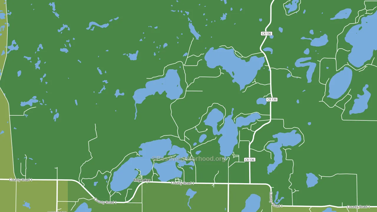 56448, MN block-group voter-turnout map