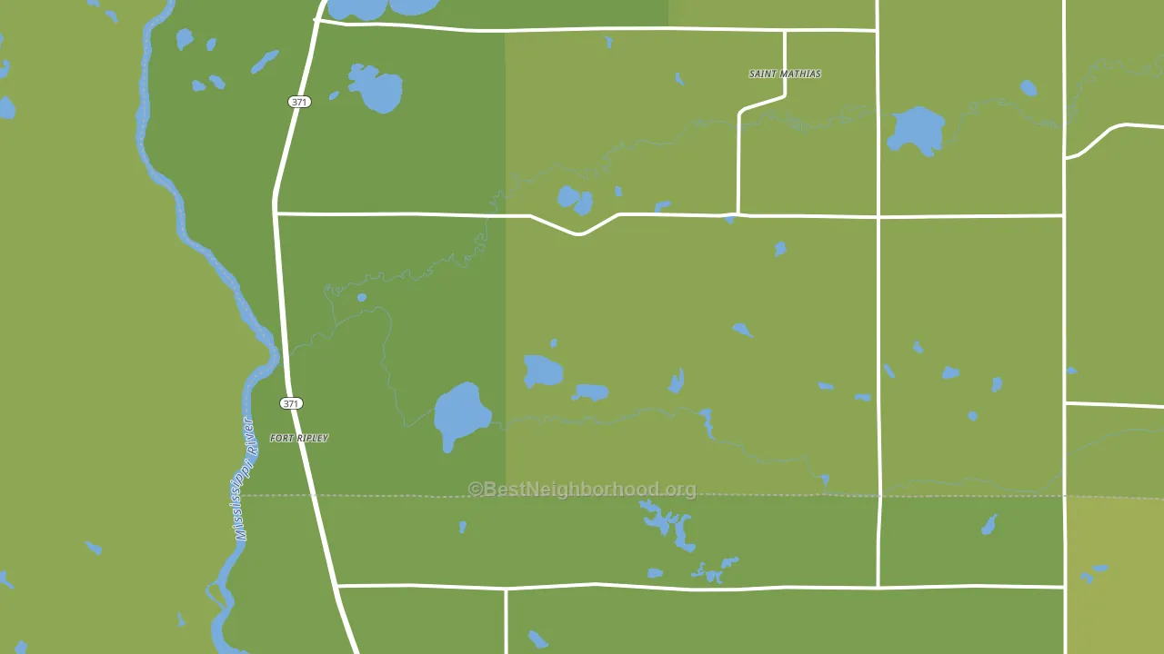56449, MN block-group voter-turnout map