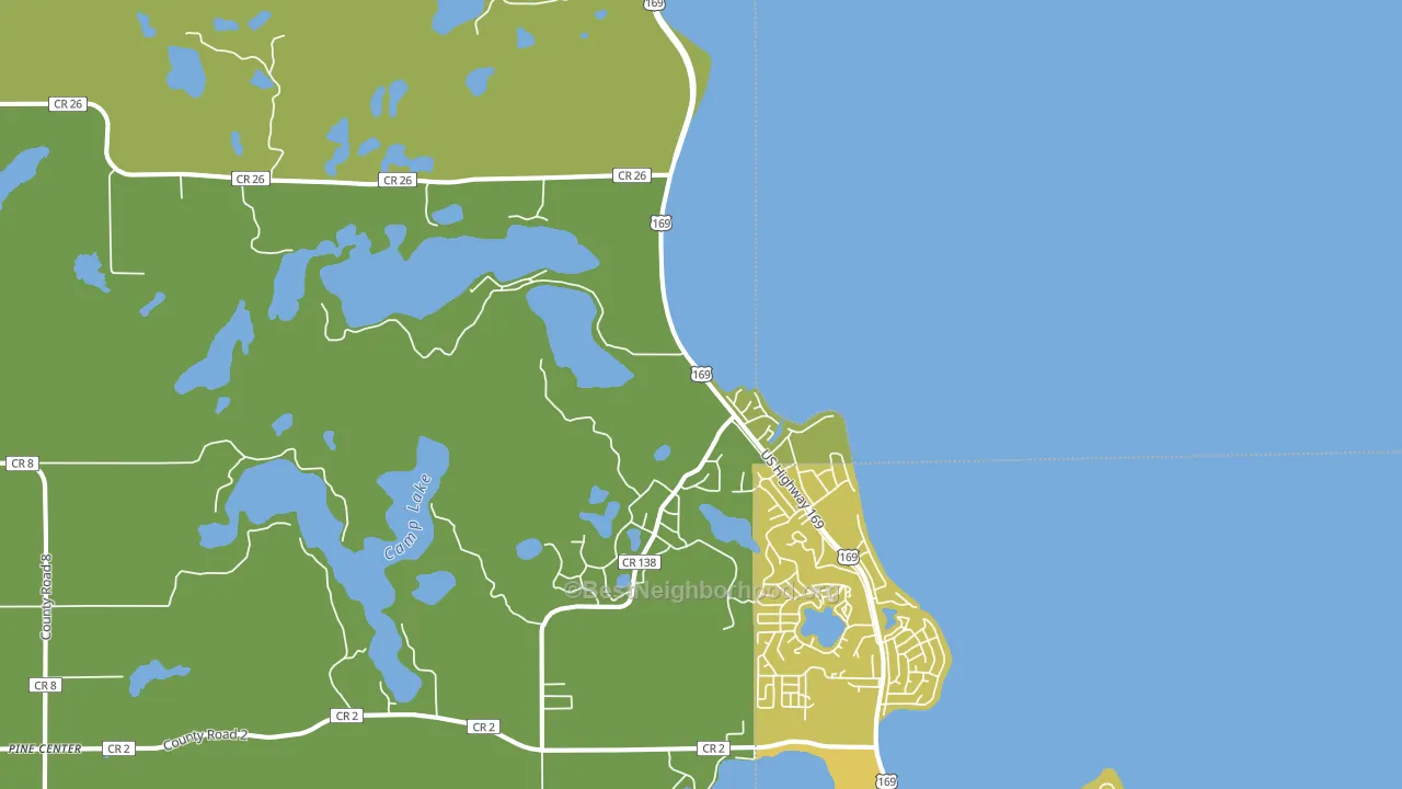 56450, MN block-group voter-turnout map