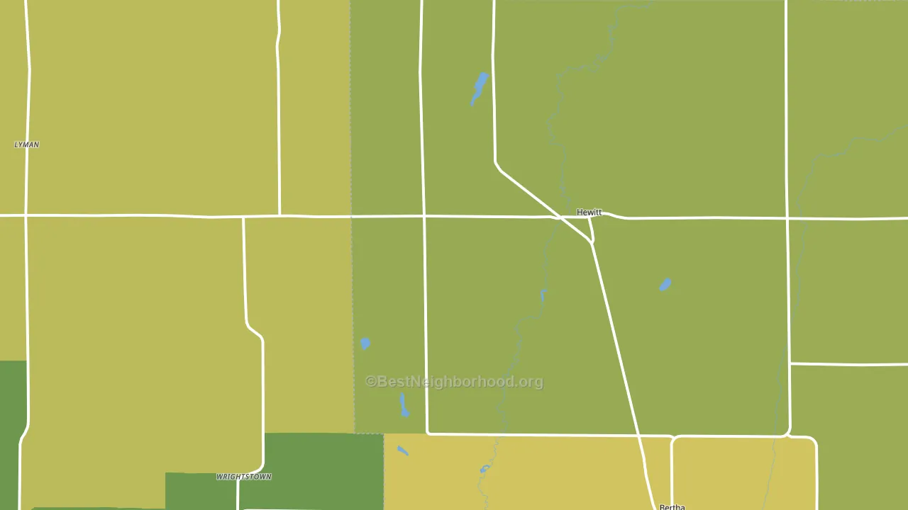 56453, MN block-group voter-turnout map