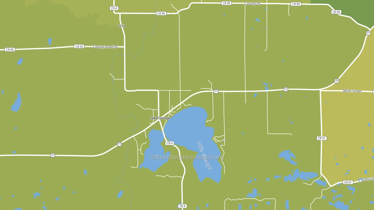 56458, MN block-group voter-turnout map