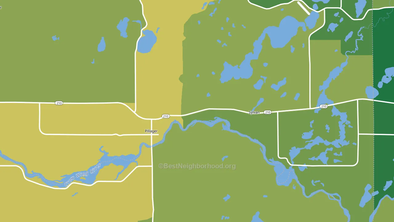 56473, MN block-group voter-turnout map