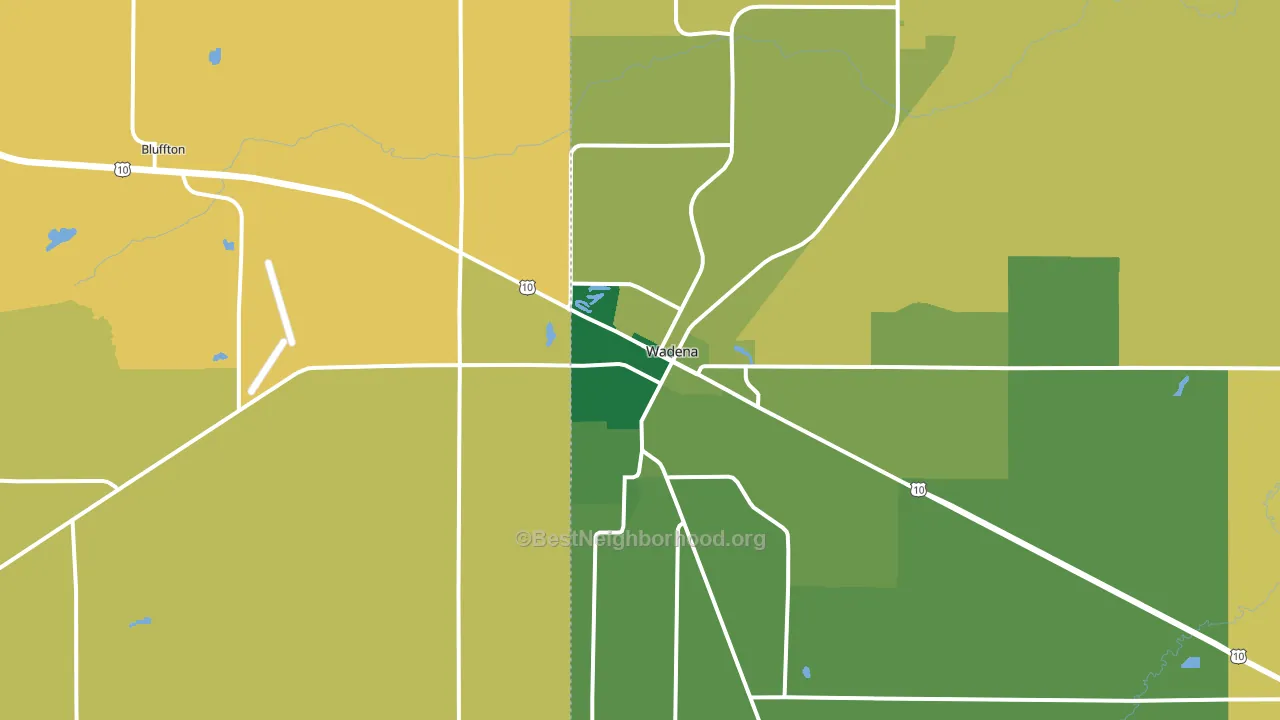 56482, MN block-group voter-turnout map