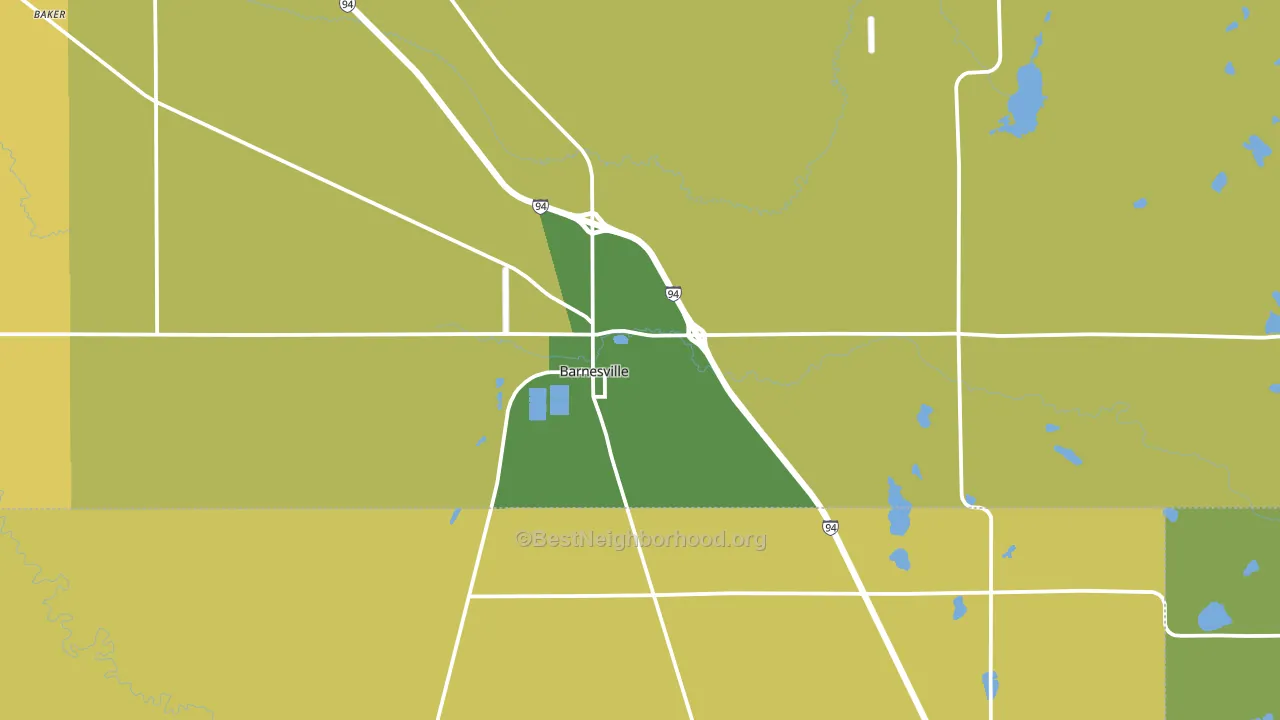 56514, MN block-group voter-turnout map