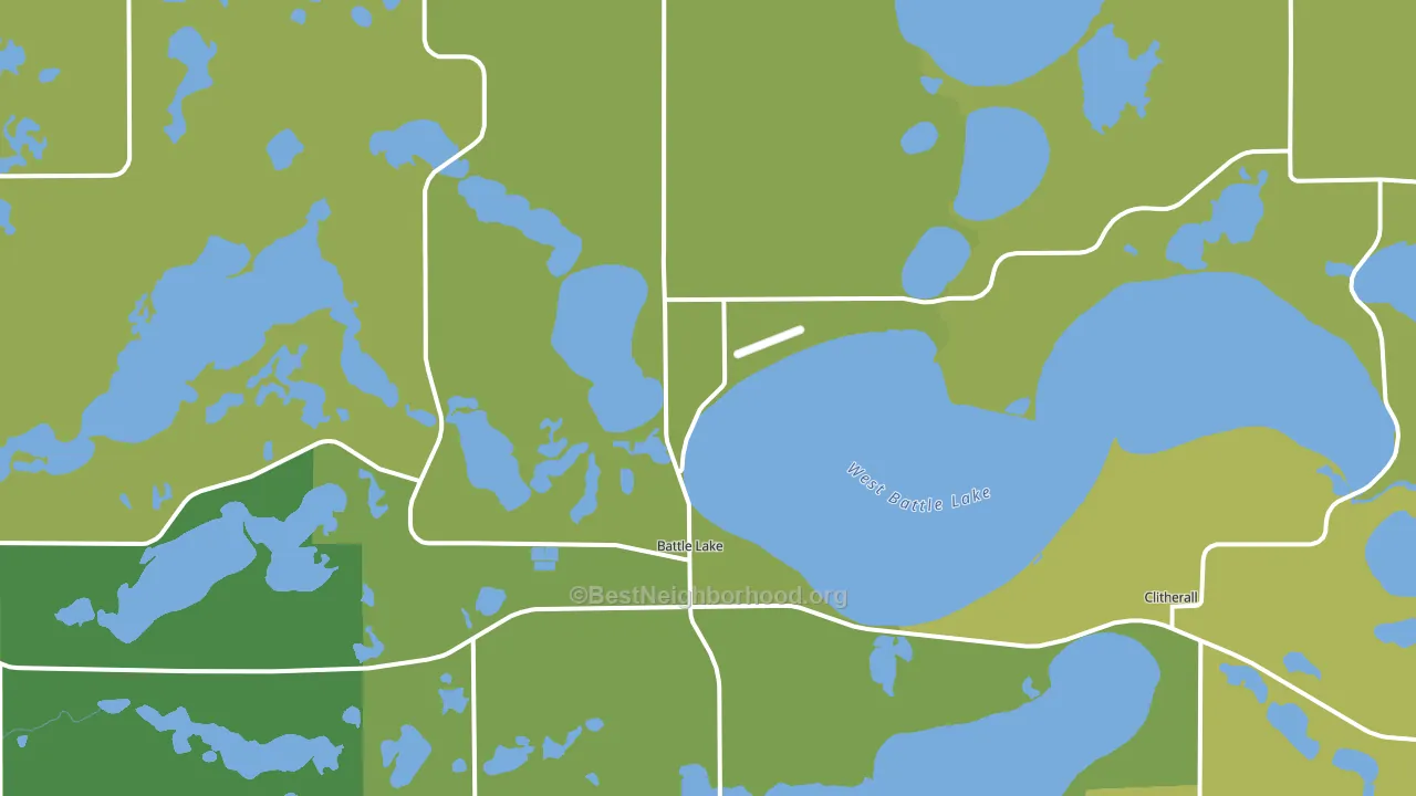 56515, MN block-group voter-turnout map