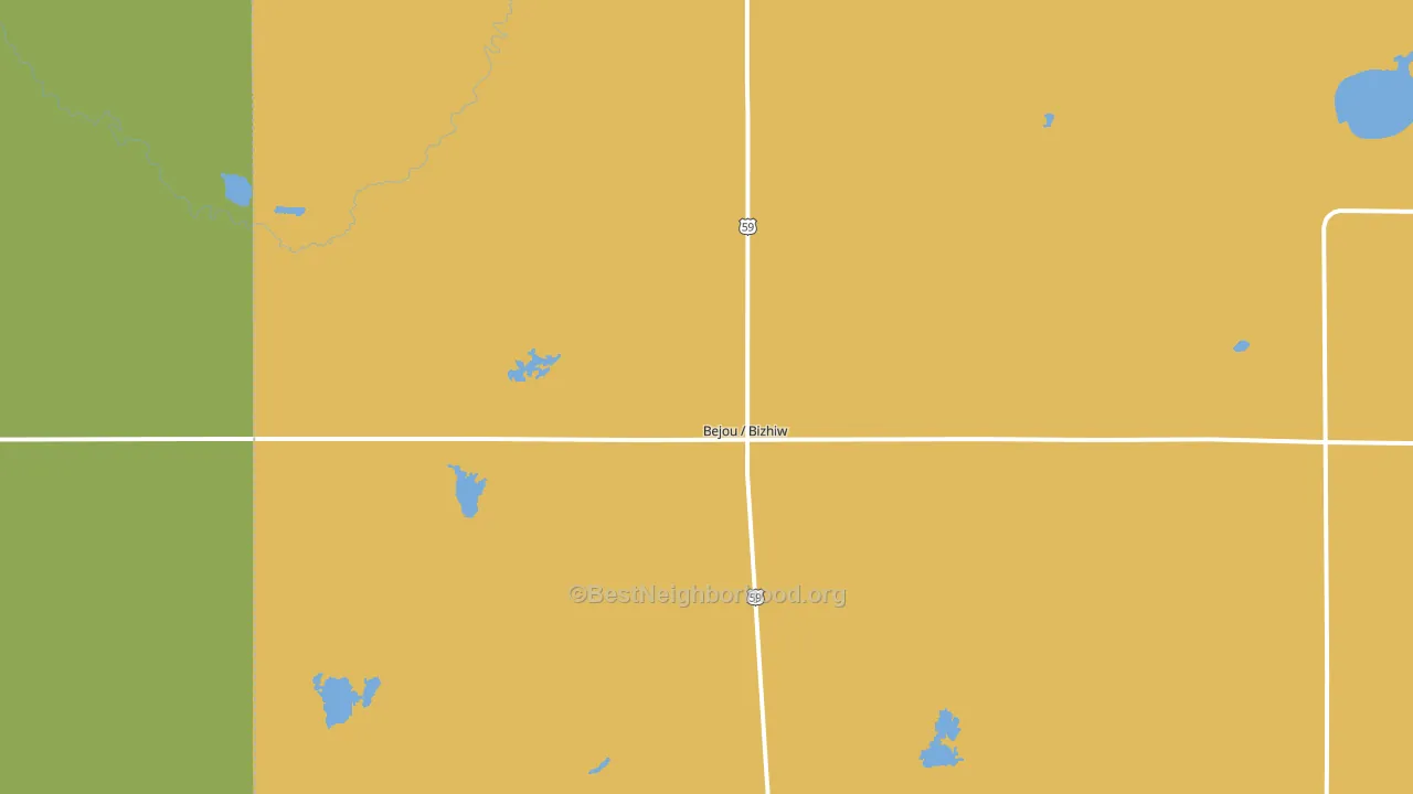 56516, MN block-group voter-turnout map