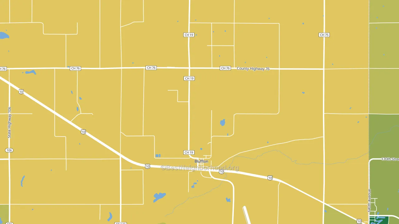 56518, MN block-group voter-turnout map