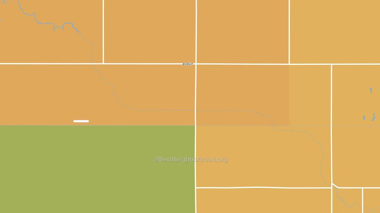 56519, MN block-group voter-turnout map