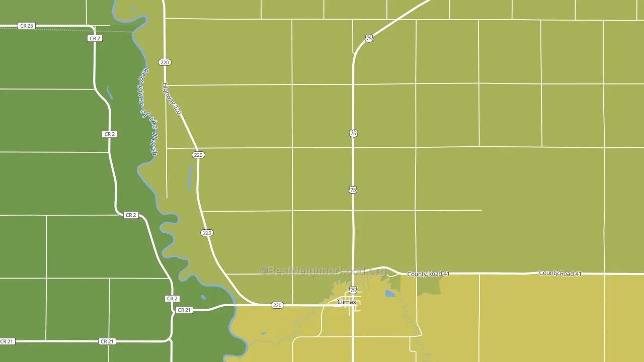 56523, MN block-group voter-turnout map
