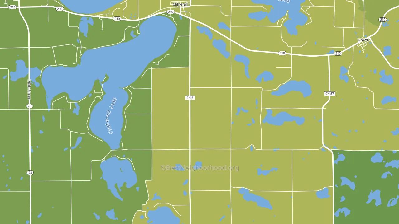 56524, MN block-group voter-turnout map