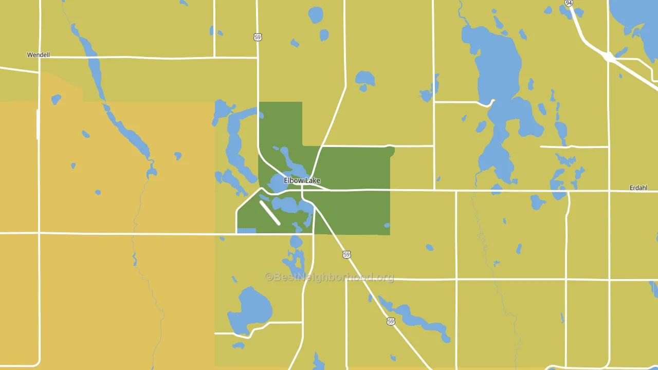 56531, MN block-group voter-turnout map