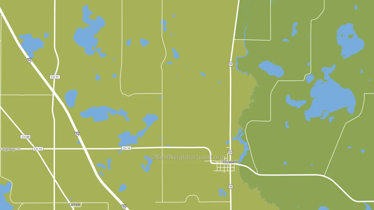 56533, MN block-group voter-turnout map