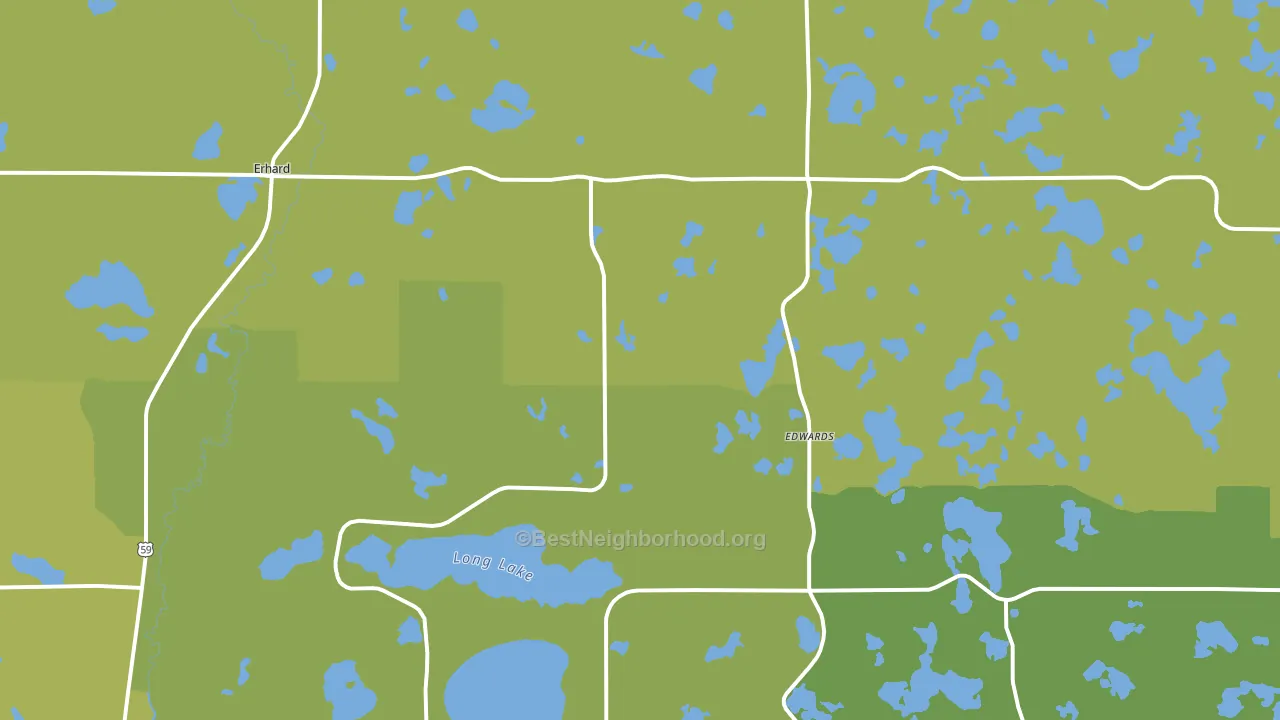 56534, MN block-group voter-turnout map