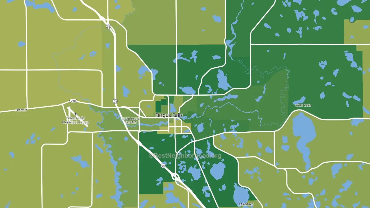 56537, MN block-group voter-turnout map