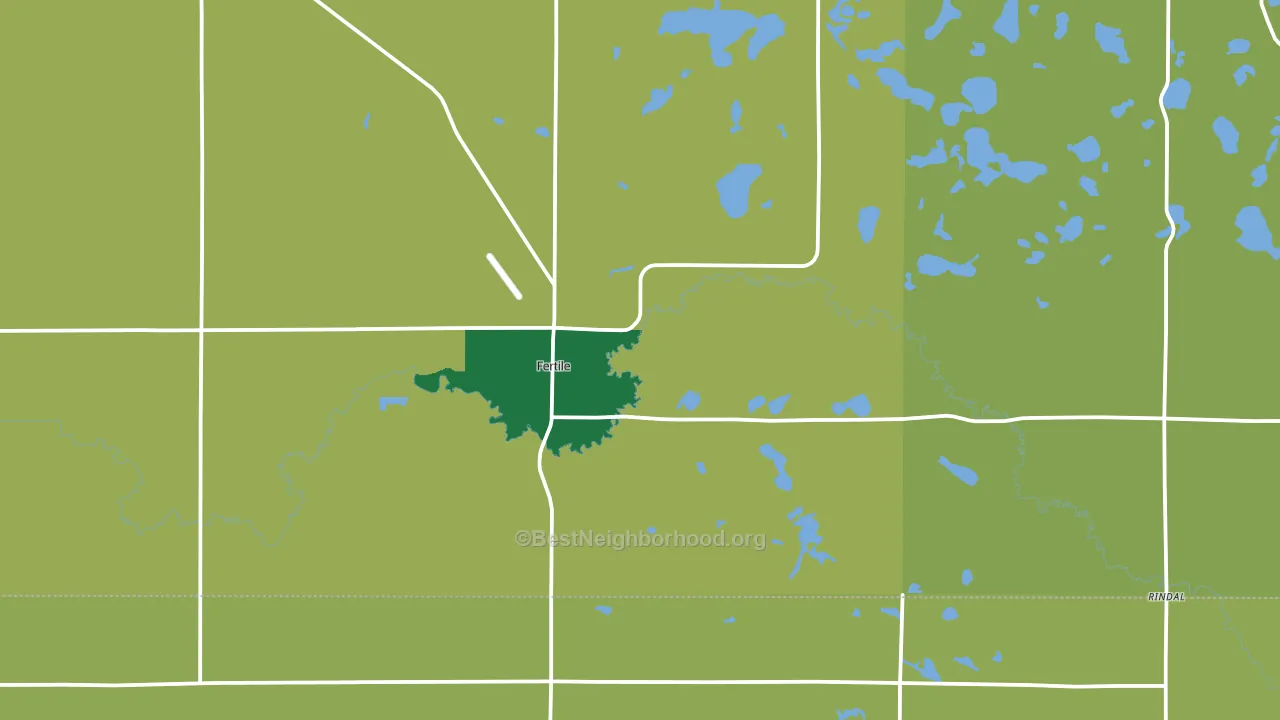 56540, MN block-group voter-turnout map