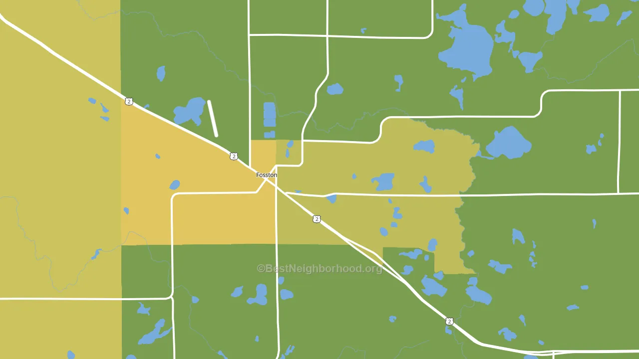 56542, MN block-group voter-turnout map