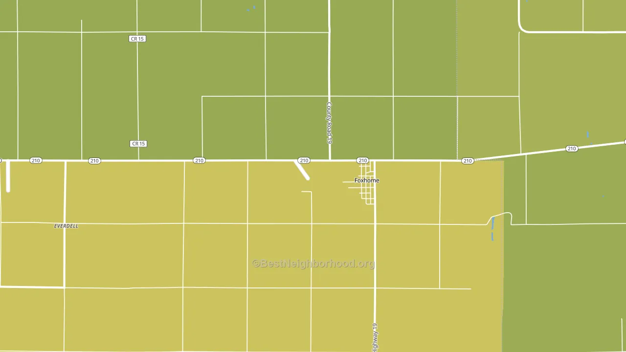 56543, MN block-group voter-turnout map