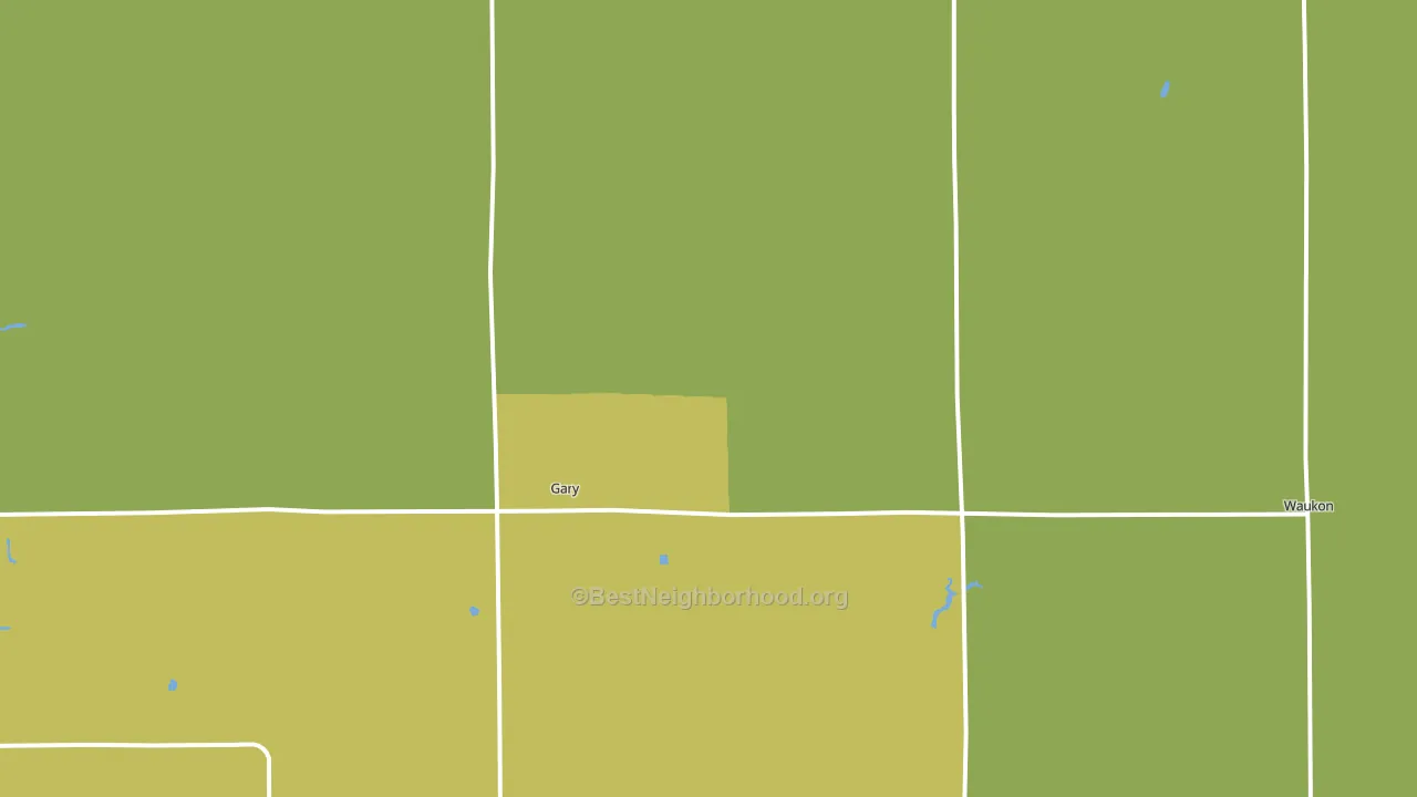 56545, MN block-group voter-turnout map