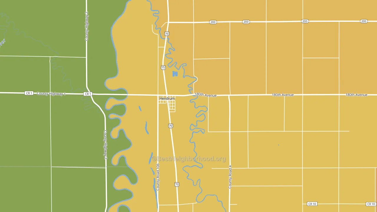56550, MN block-group voter-turnout map