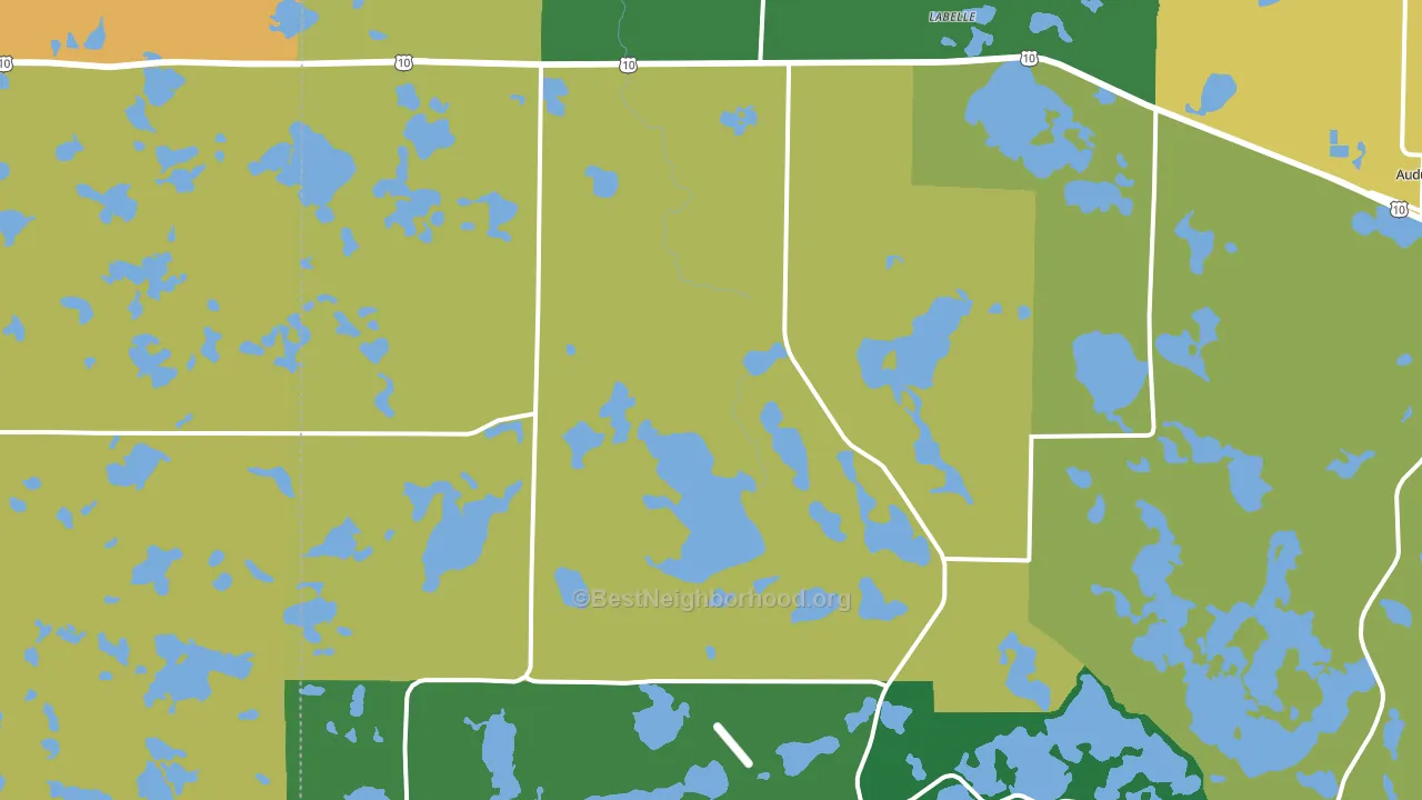 56554, MN block-group voter-turnout map