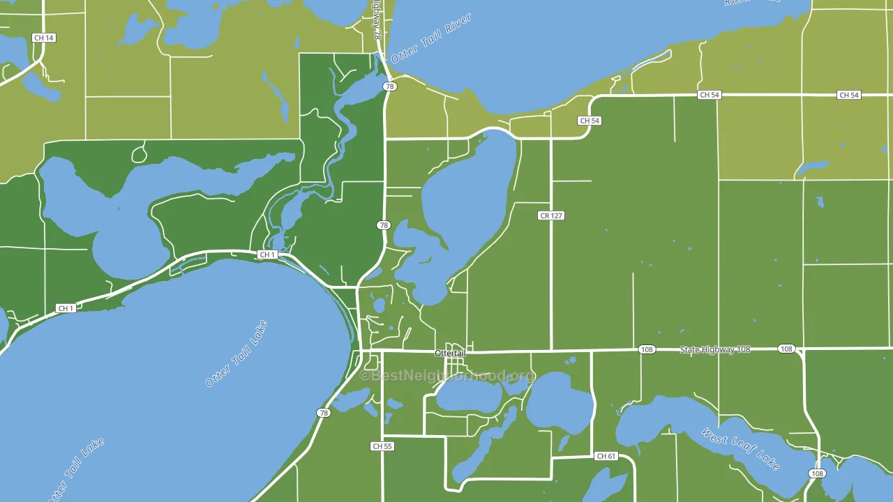 56571, MN block-group voter-turnout map