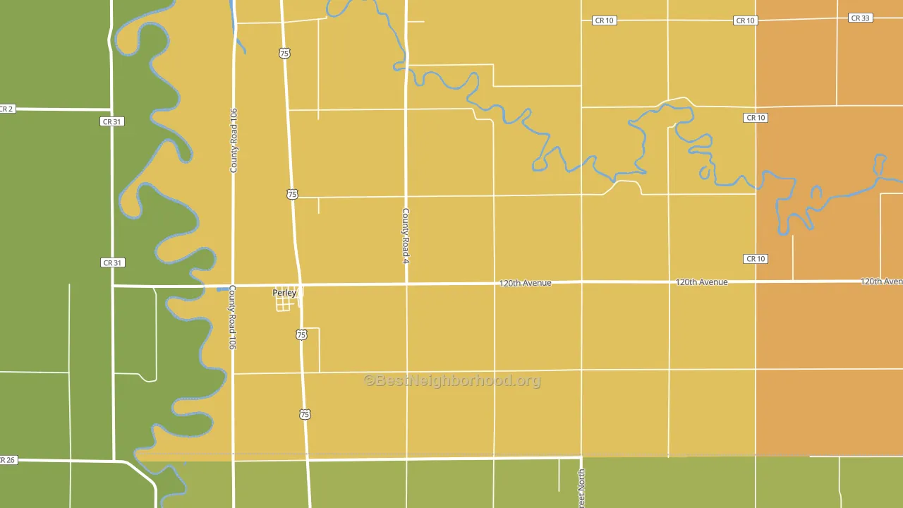 56574, MN block-group voter-turnout map