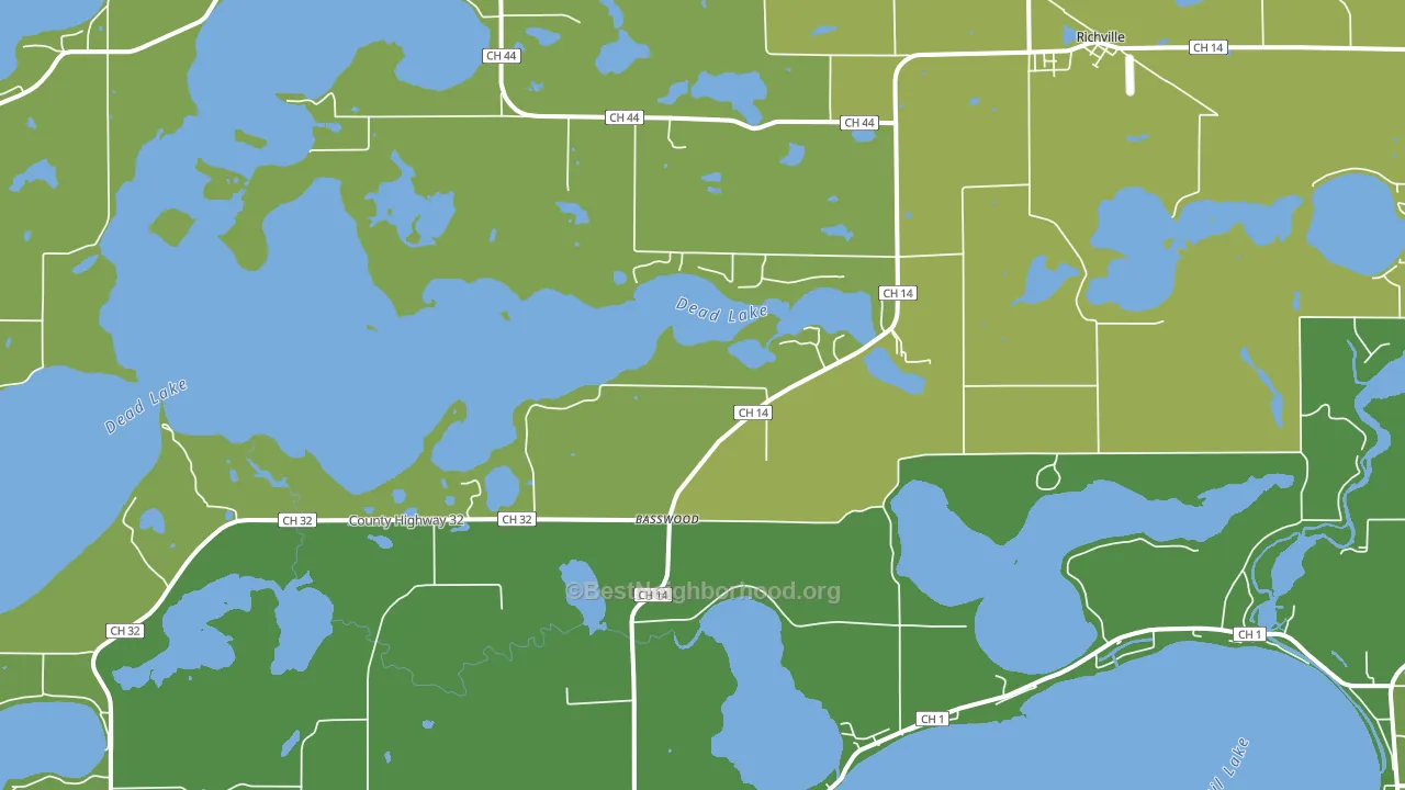 56576, MN block-group voter-turnout map