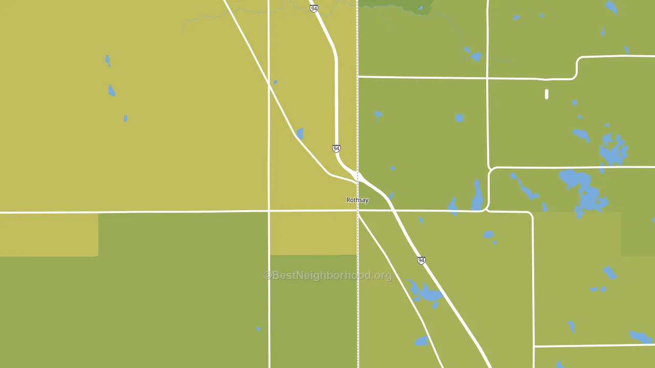 56579, MN block-group voter-turnout map