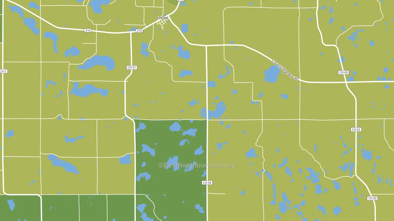 56588, MN block-group voter-turnout map