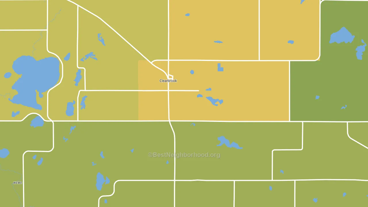 56634, MN block-group voter-turnout map