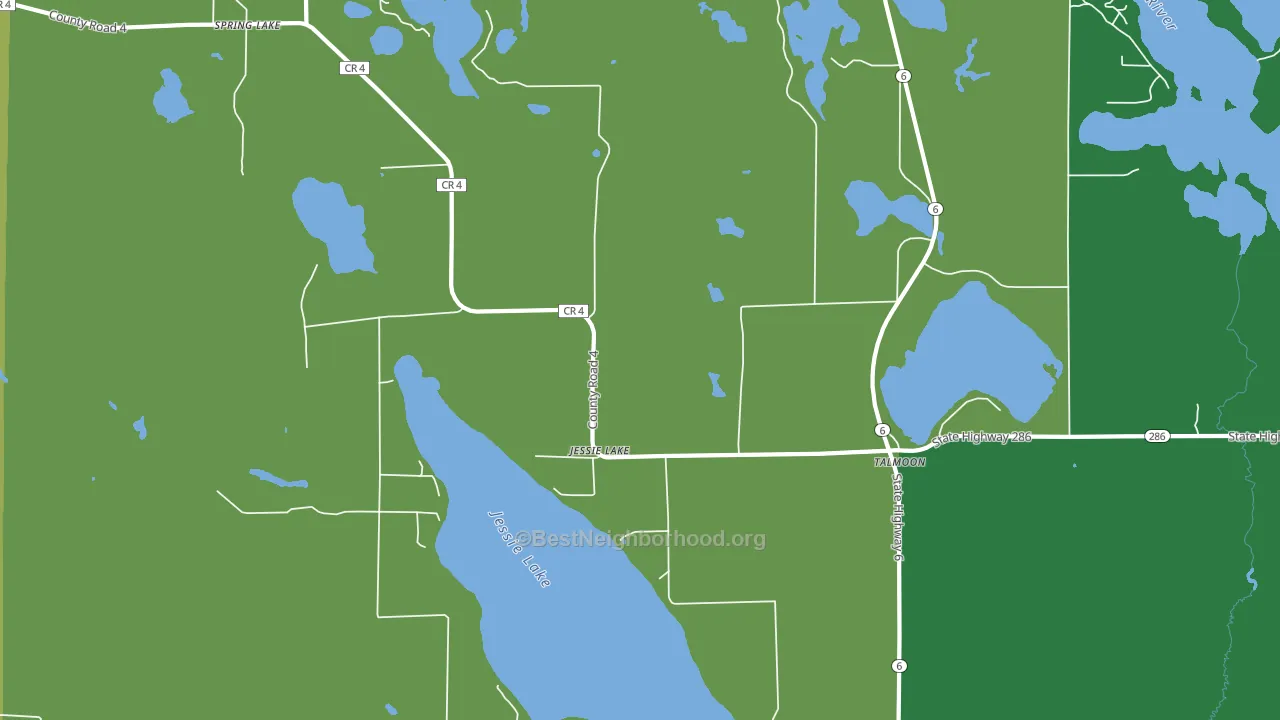 56637, MN block-group voter-turnout map