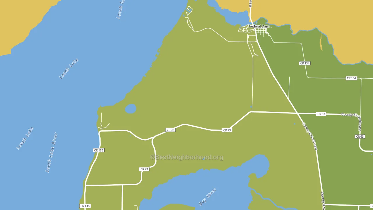 56641, MN block-group voter-turnout map