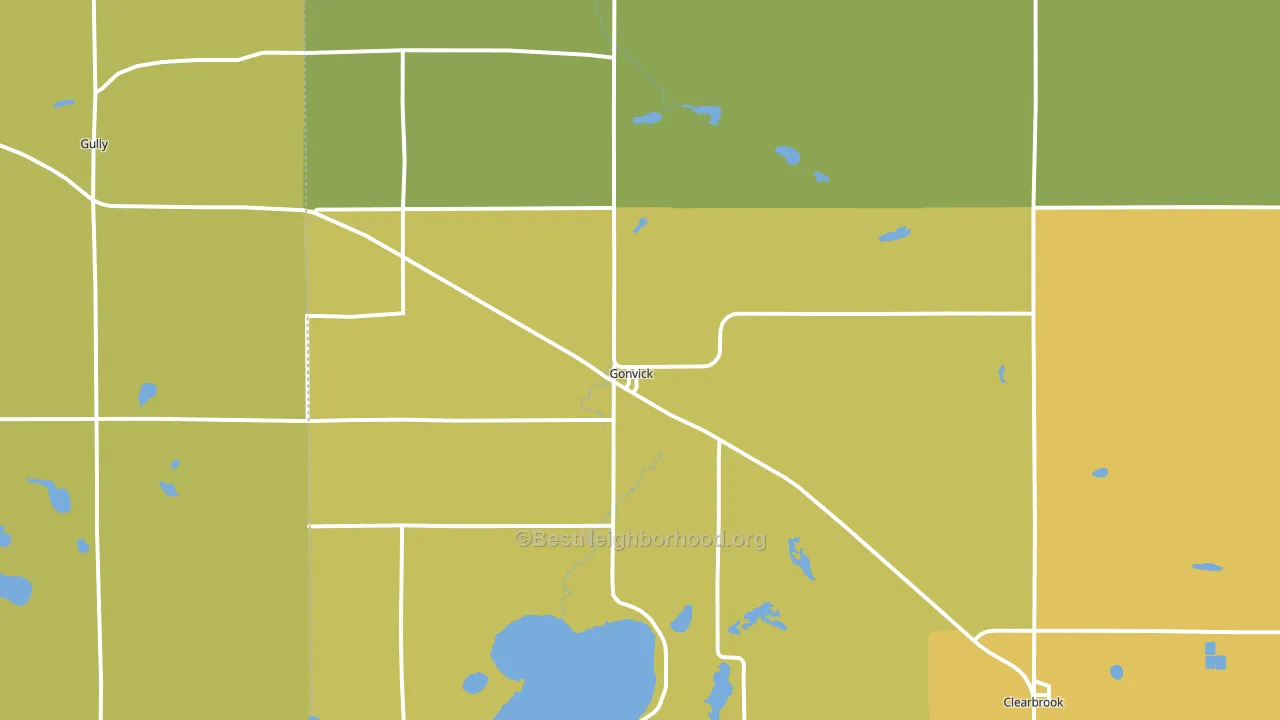 56644, MN block-group voter-turnout map