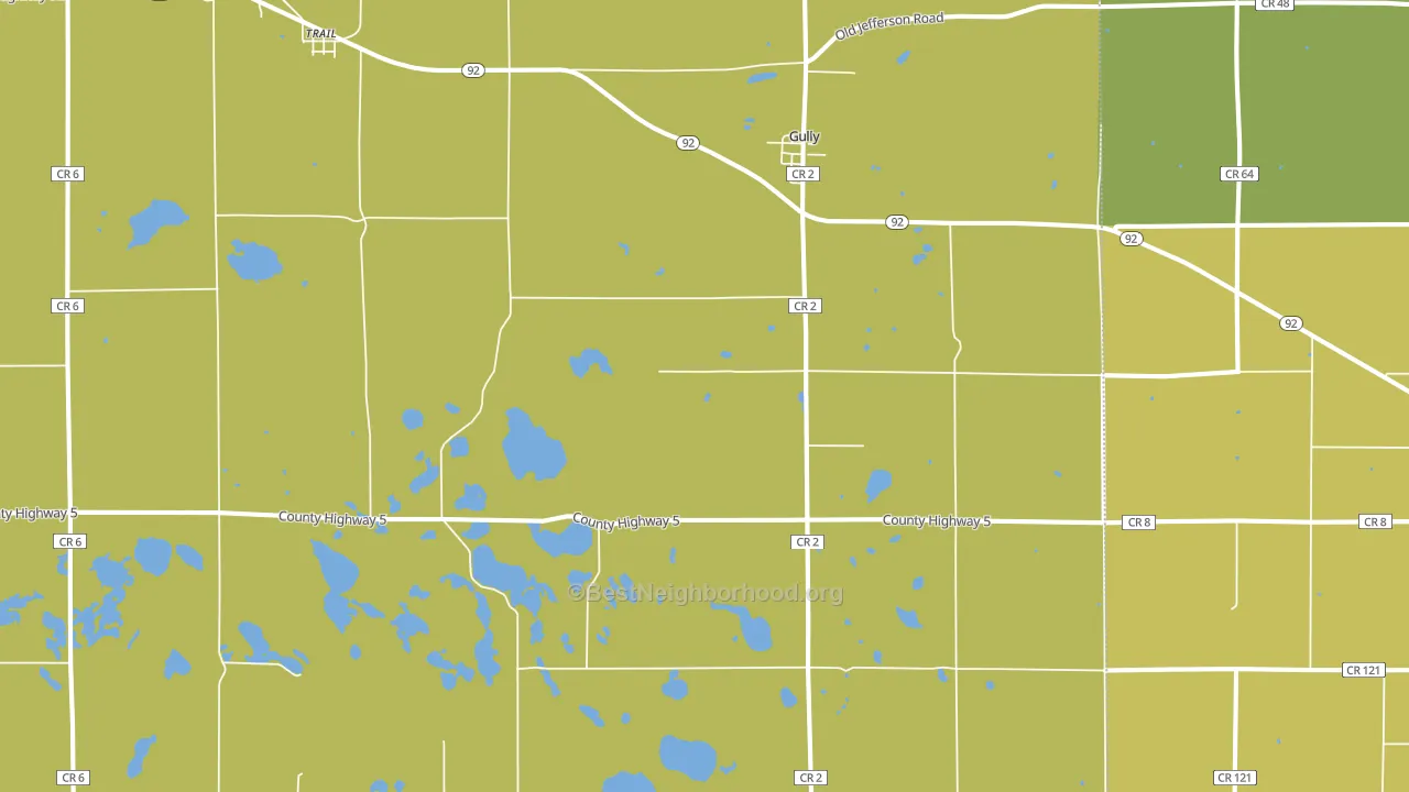 56646, MN block-group voter-turnout map