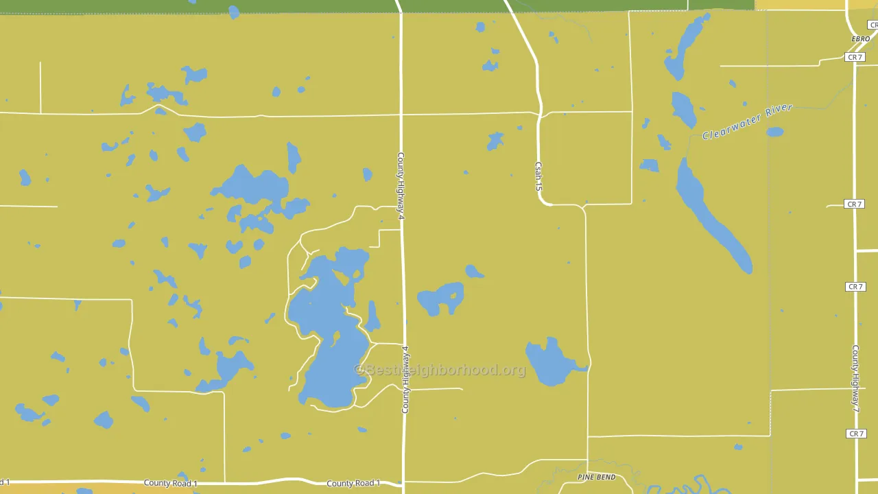 56651, MN block-group voter-turnout map