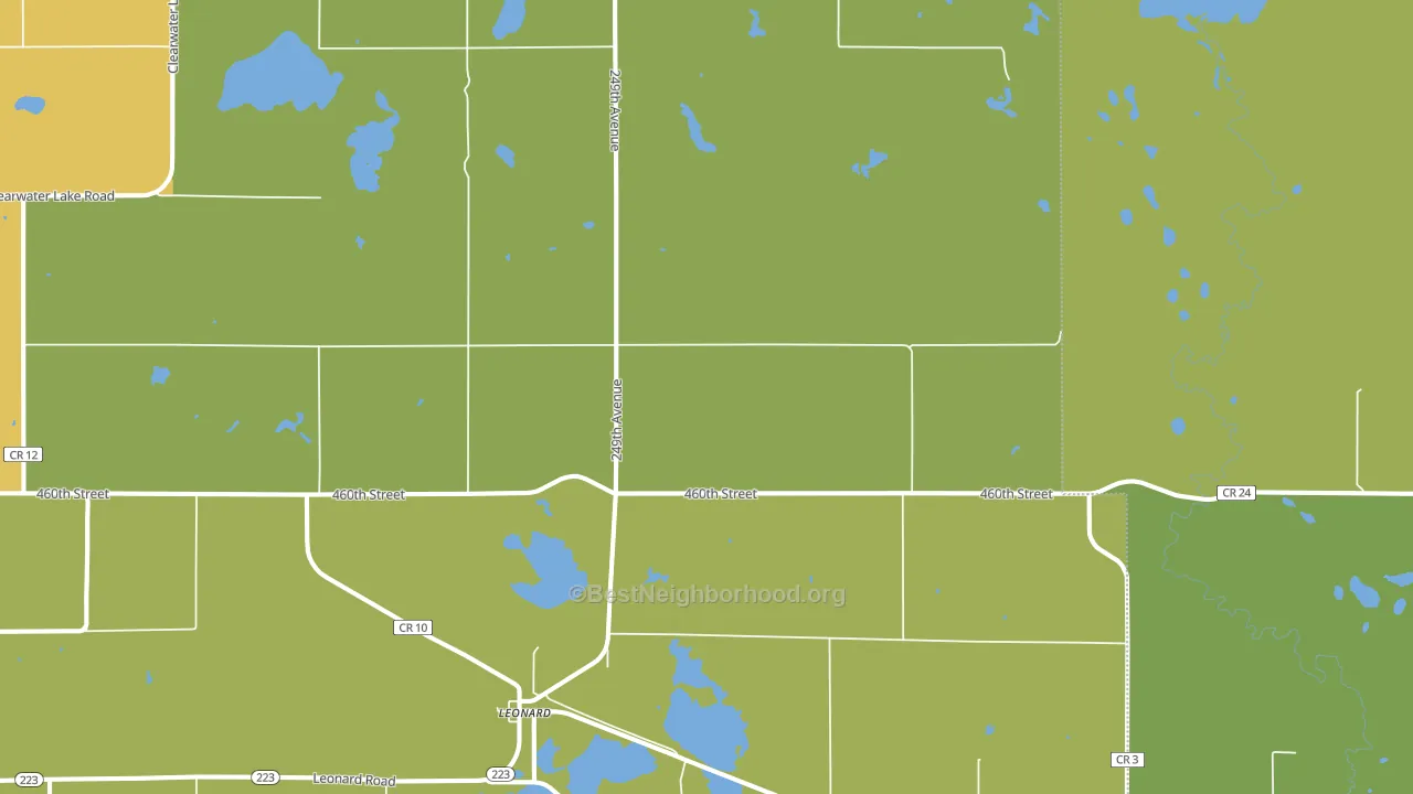 56652, MN block-group voter-turnout map