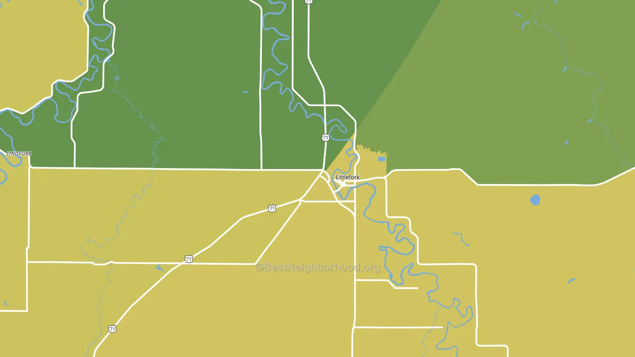 56653, MN block-group voter-turnout map