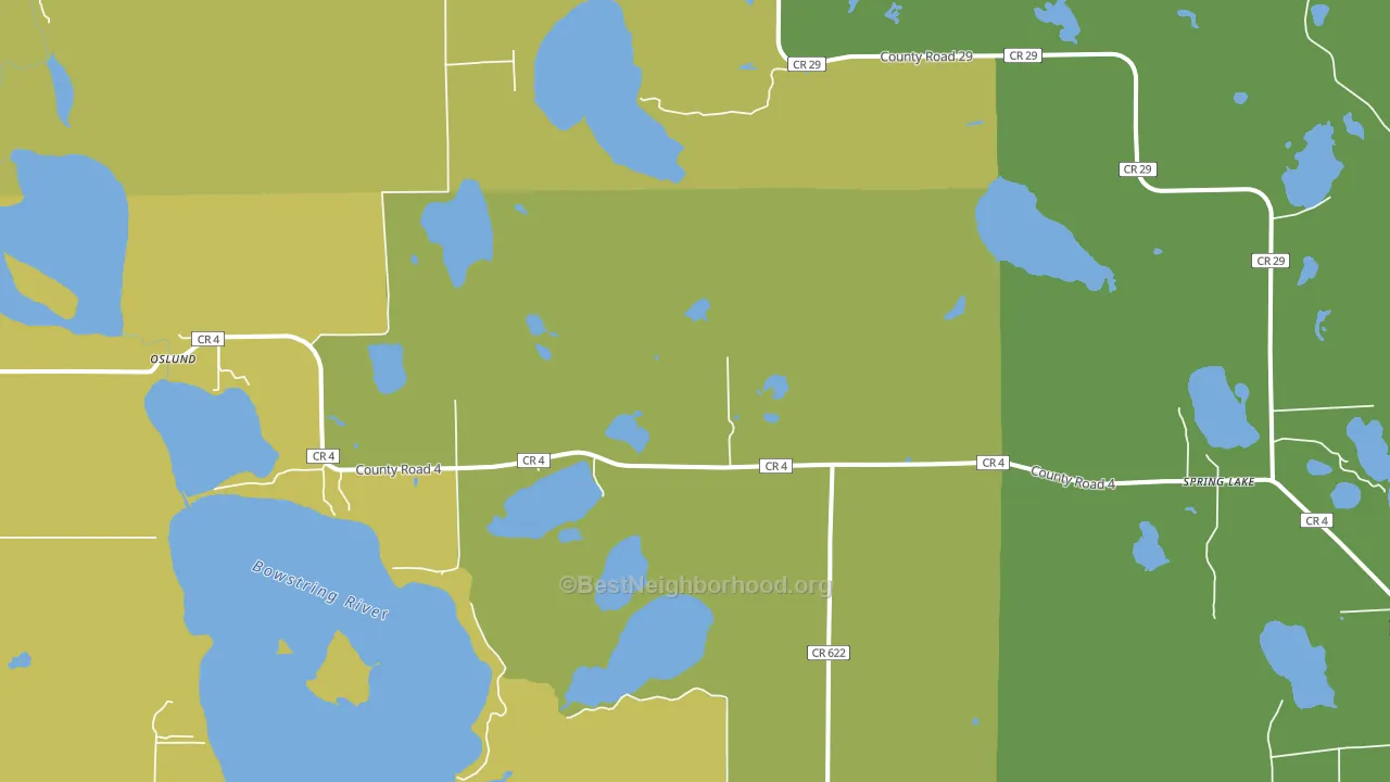 56680, MN block-group voter-turnout map