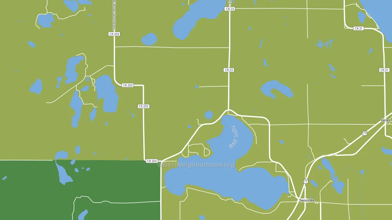 56683, MN block-group voter-turnout map